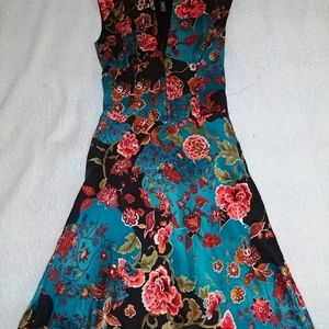 Laundry By Shelli Segal Silk Dress Sz2